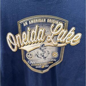 Oneida Lake New York t-shirt size 2X in GUC